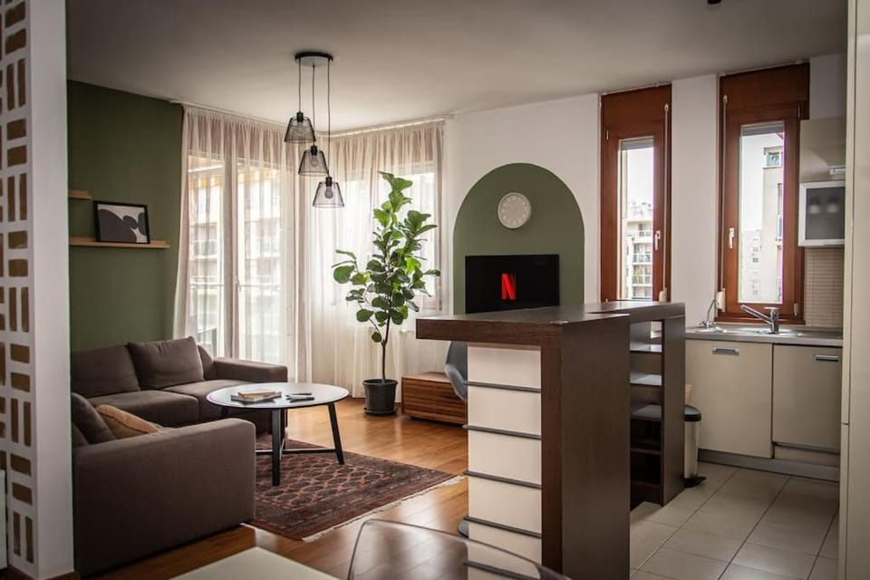 Stylish 2BR Home with Terrace & Garage Parking Apartment in Budapest