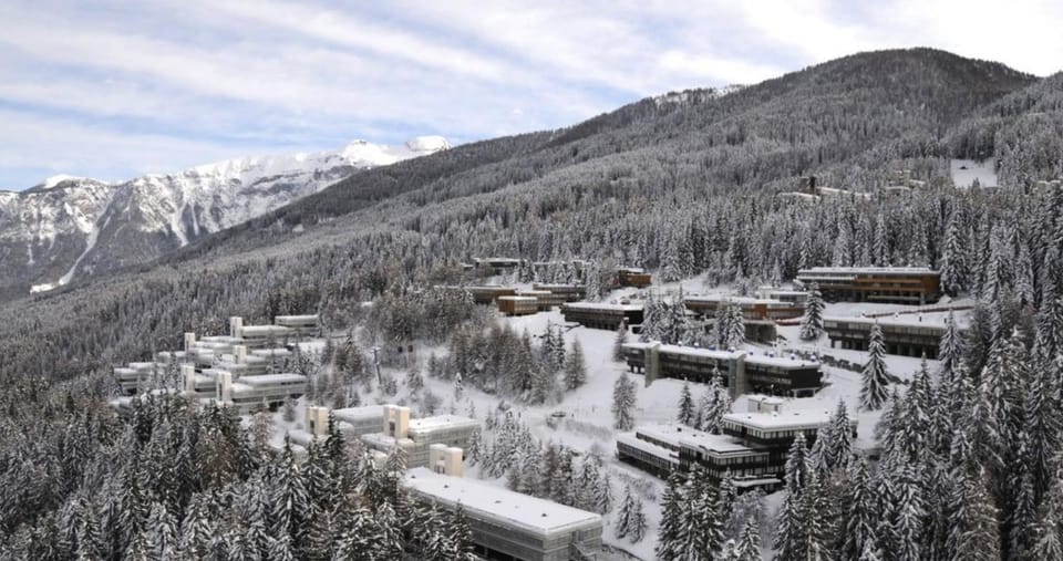 Property building, Natural landscape, Winter, Mountain view