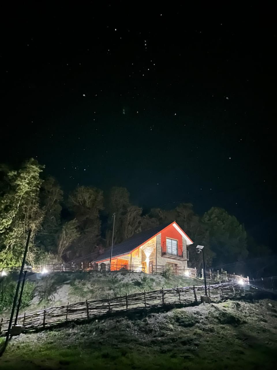Property building, Night, Natural landscape