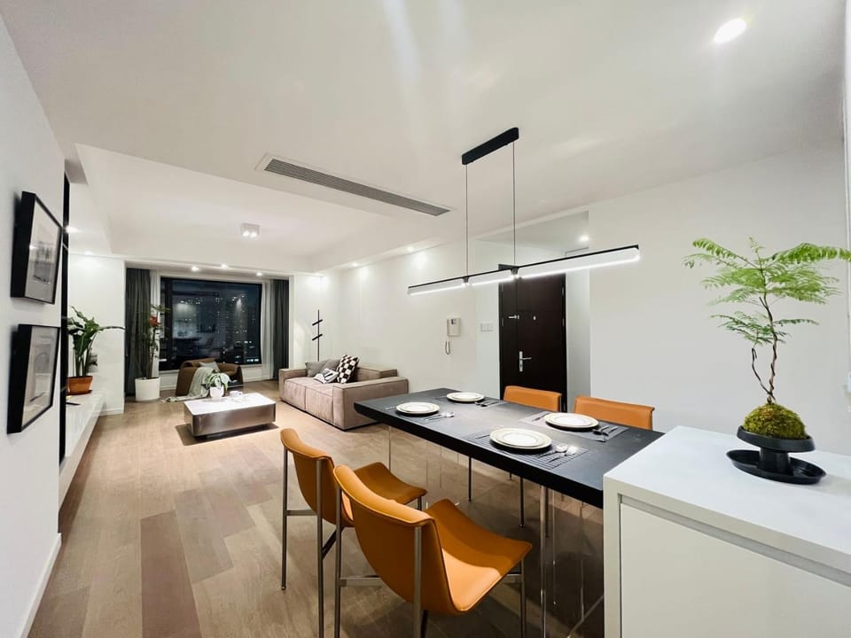 Living room, Seating area, Dining area