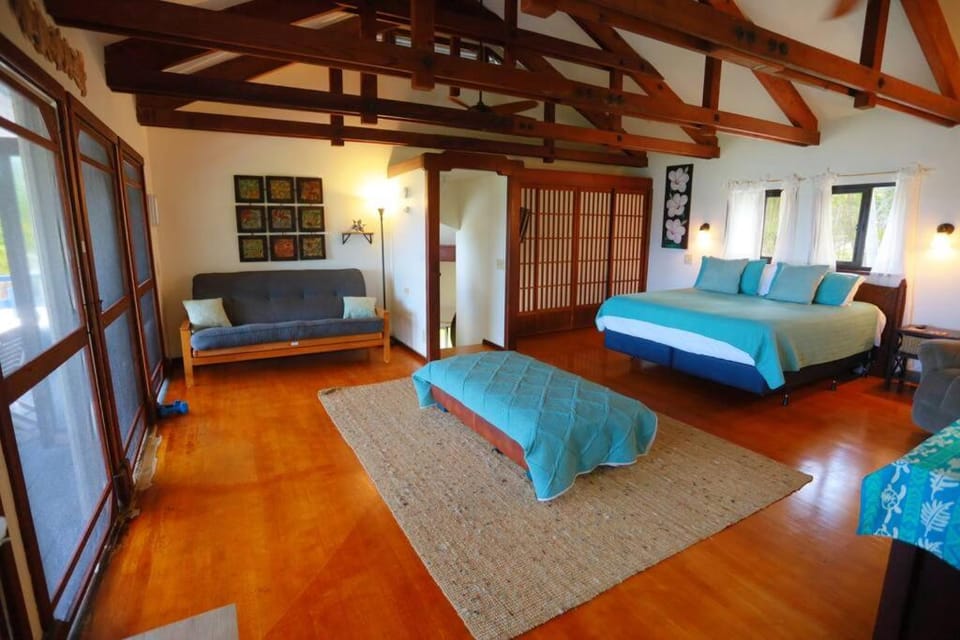 kehena black sand beach house - ocean view swim spa House in Big Island