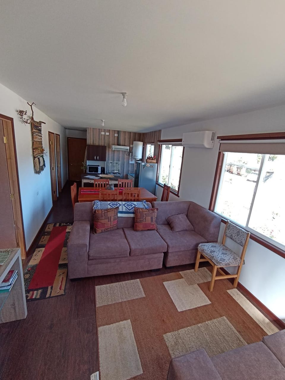 Photo of the whole room, Seating area, Dining area