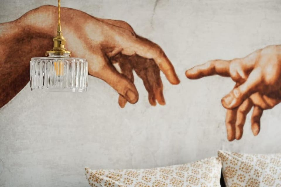 Love Room - La Création d'Adam avec Jacuzzi Apartment in Corbeil-Essonnes