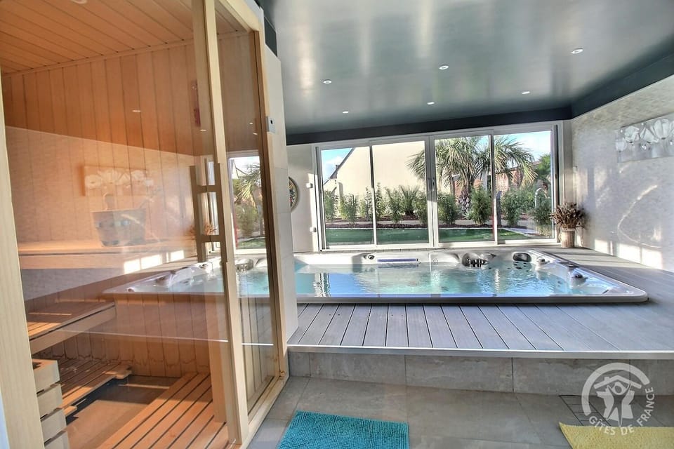 Le spa de la palmeraie House in Penvénan