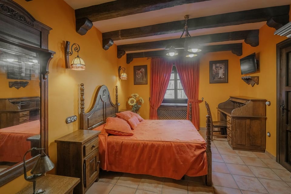 Property building, Living room, Bedroom