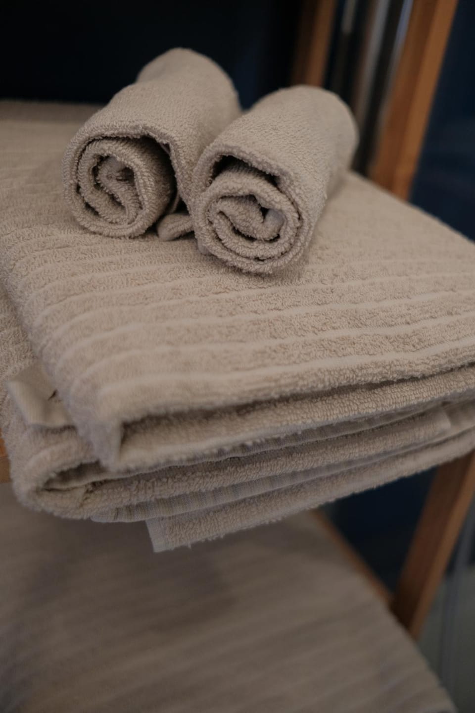 Bathroom, towels