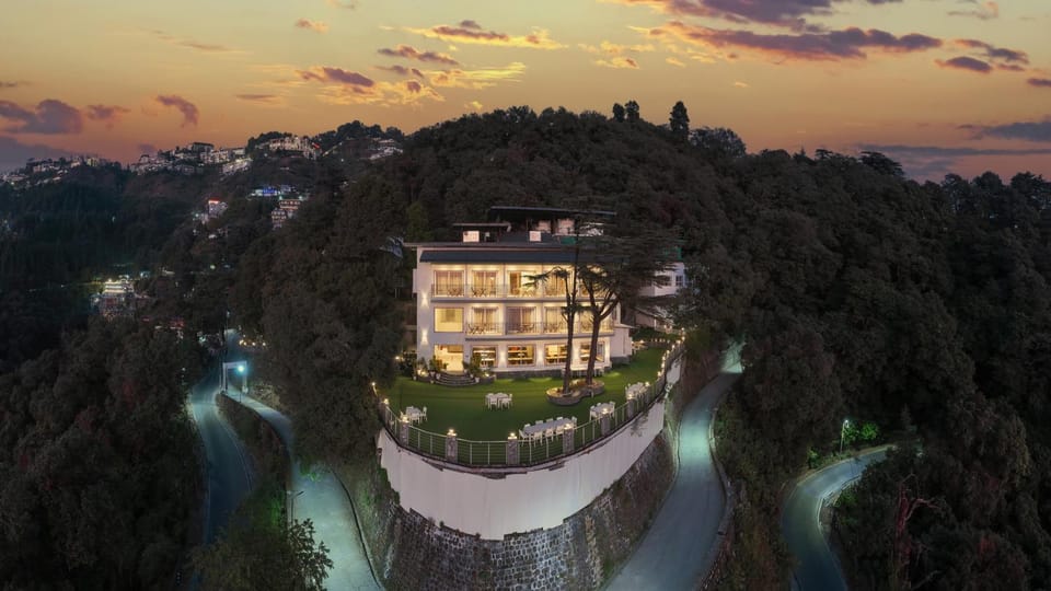 Property building, Natural landscape, Bird's eye view