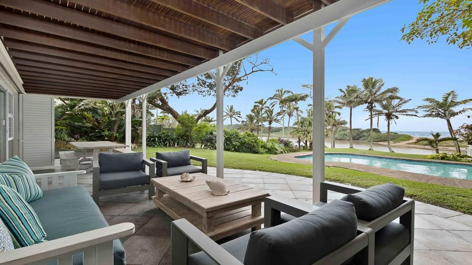 Patio, View (from property/room), Seating area, Pool view, Swimming pool