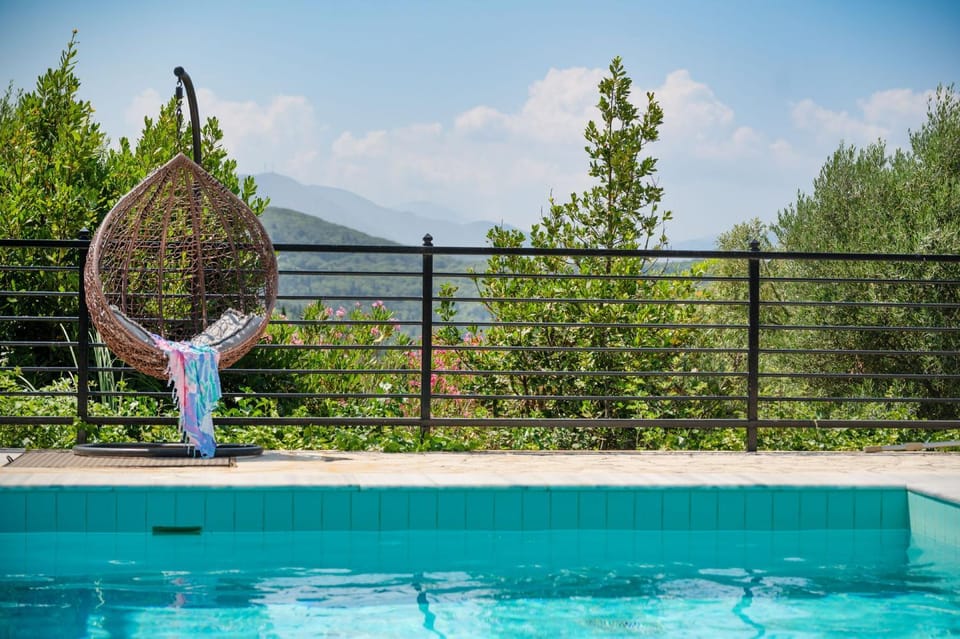 Day, Natural landscape, Garden, Garden view, Pool view, Swimming pool