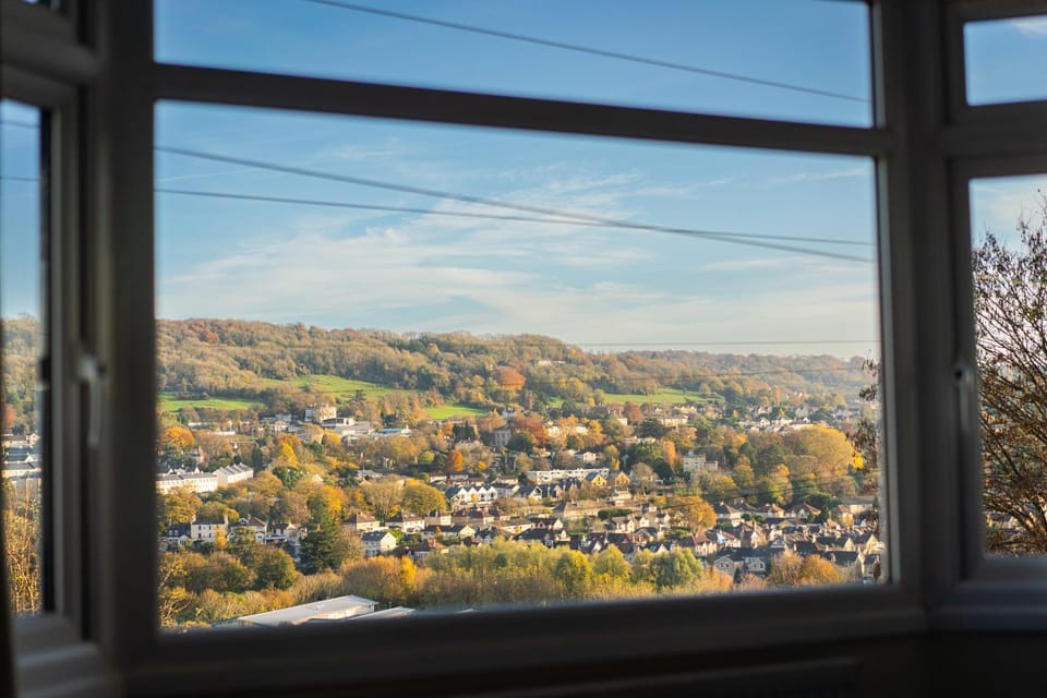 Natural landscape, Bird's eye view, City view, Mountain view