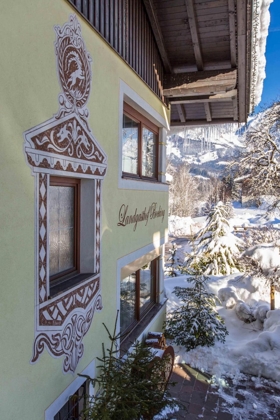 Property building, Day, Winter