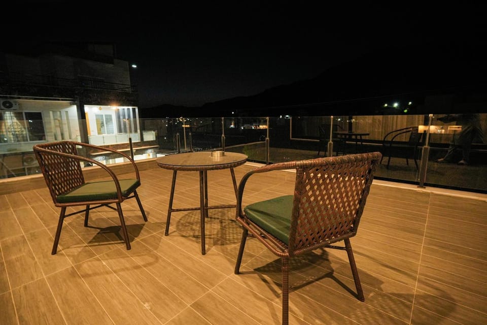 Night, Balcony/Terrace, Dining area