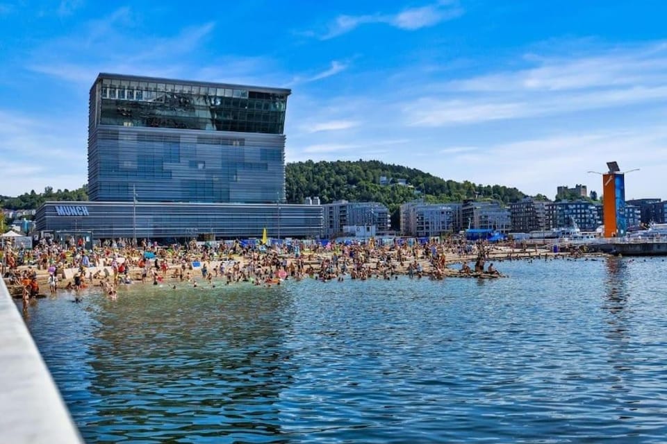 Nearby landmark, Day, Beach