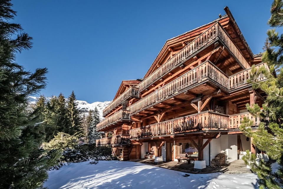 Property building, Winter, View (from property/room), Mountain view