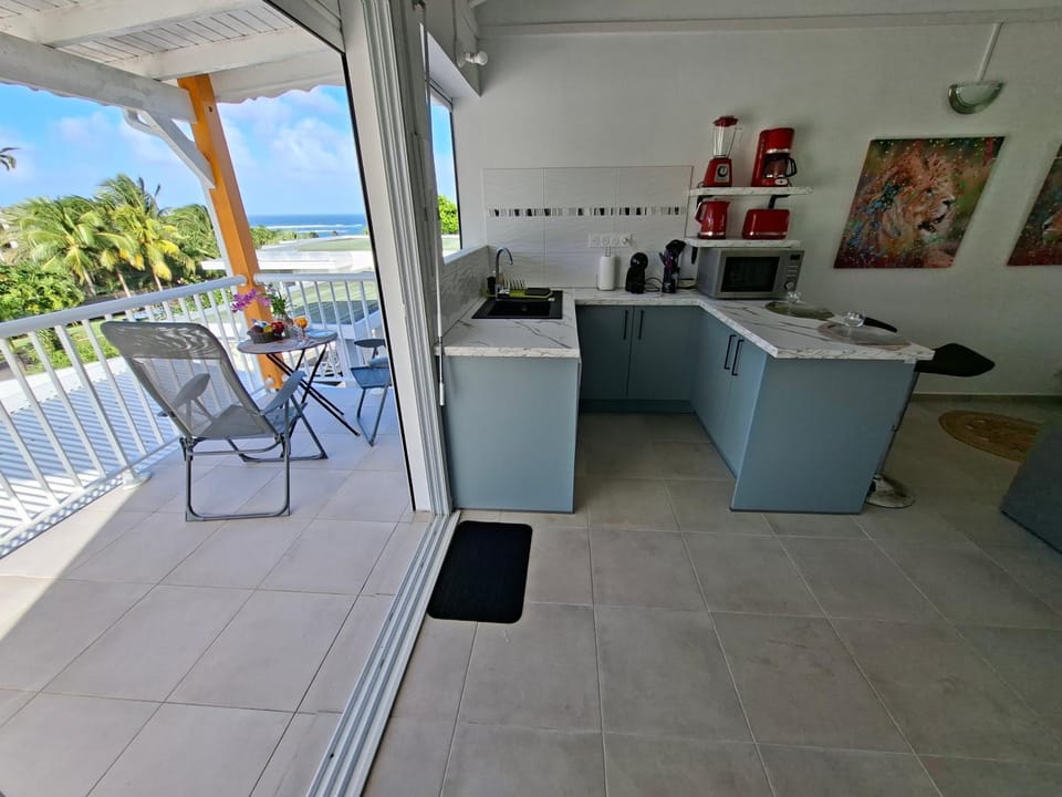 Balcony/Terrace, Sea view, kitchen