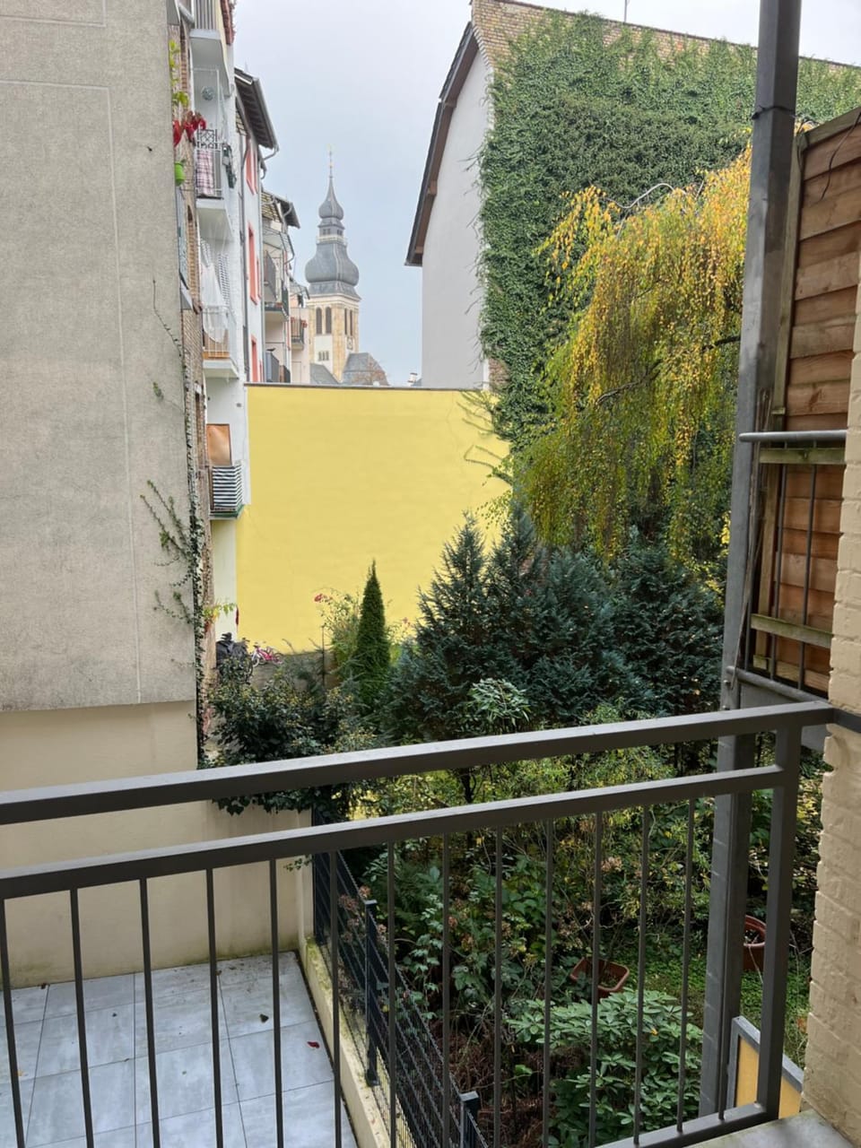 Property building, Garden view