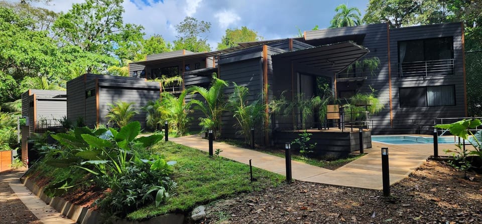 Property building, Garden view