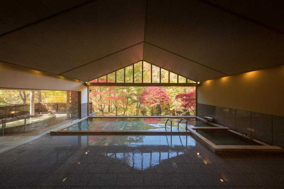 Hot Spring Bath, Autumn, Public Bath