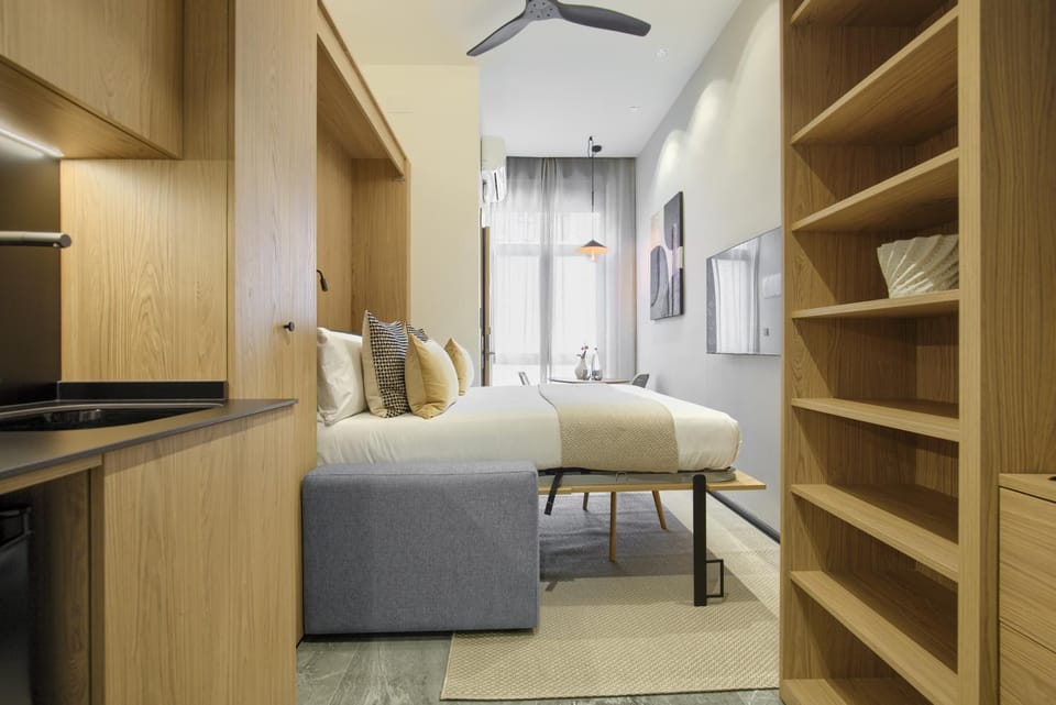 Bed, Photo of the whole room, Bedroom, wardrobe