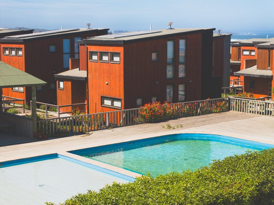 Casa 46 en condominio Piscina Climatizada House in Pichilemu