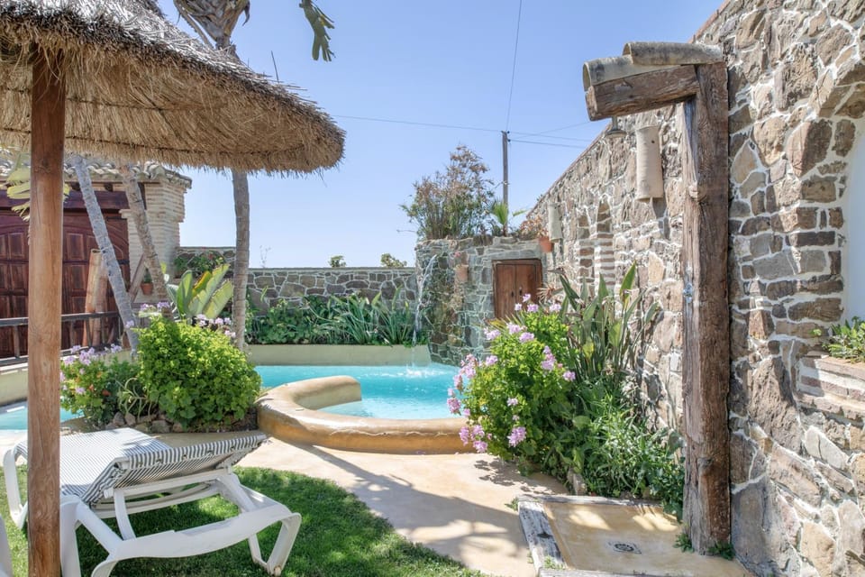 Property building, Living room, Swimming pool