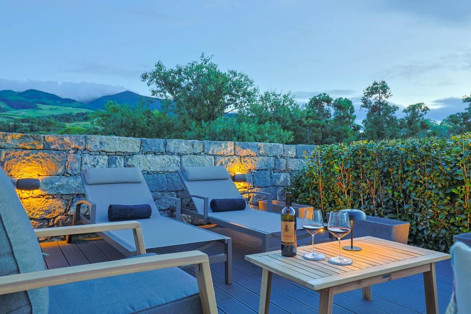 Patio, Natural landscape, Mountain view