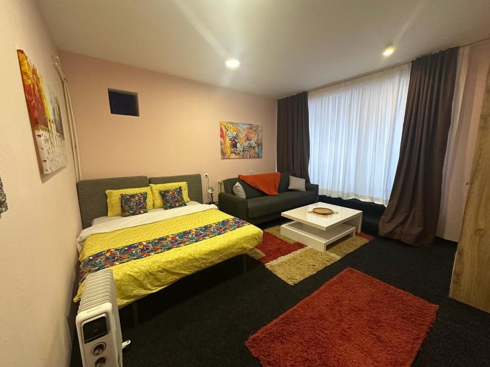 Bed, Living room, Photo of the whole room
