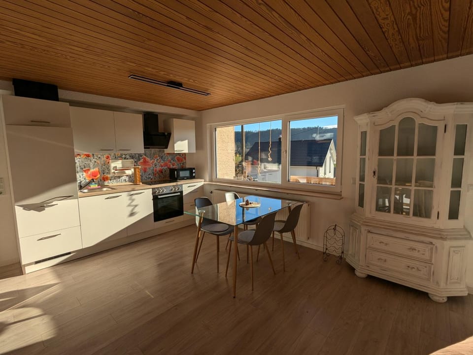 Kitchen or kitchenette, Dining area, dishwasher, oven, stove