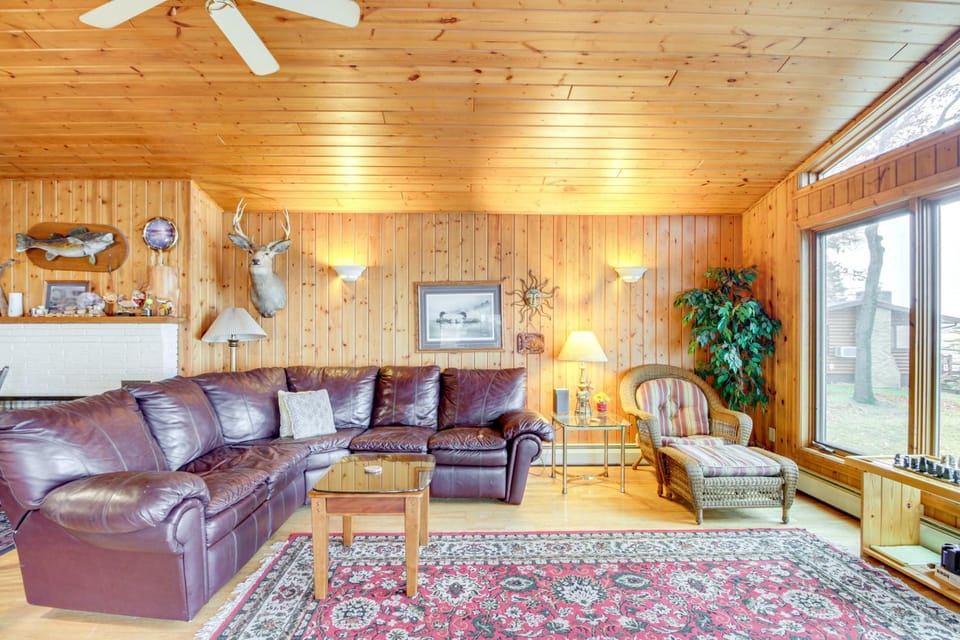 Scenic Cabin w/ Private Beach in Crosslake! Cabin in Crosslake