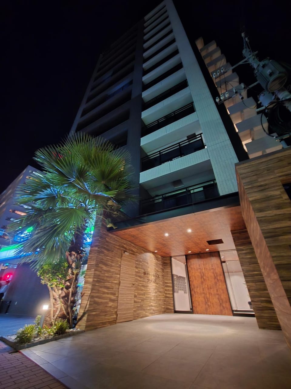 Property building, Night