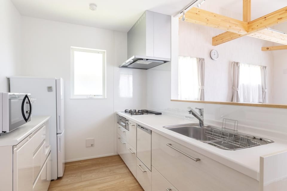 dishwasher, microwave, stove, kitchen