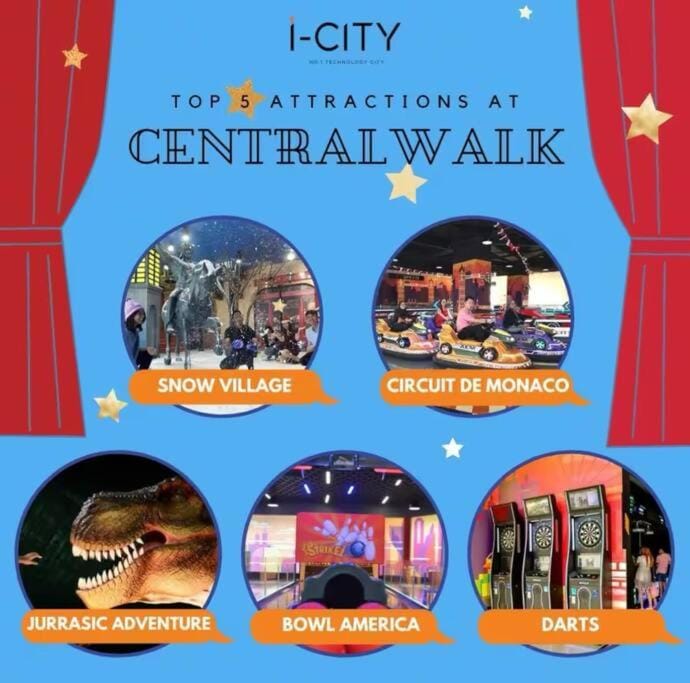 I-City 8Pax 2Rooms Duplex Parking Wi-Fi Apartment in Selangor, Malaysia