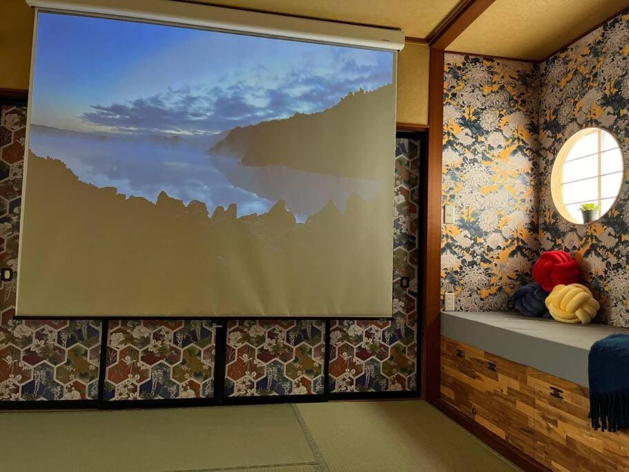 折々祭ー河口湖駅徒歩六分富士山ビューとホームシアター庭付 Villa in Shizuoka Prefecture