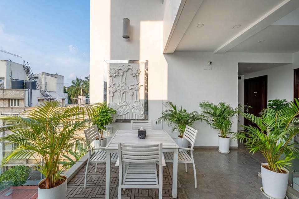 Property building, Patio, View (from property/room), Balcony/Terrace, Seating area