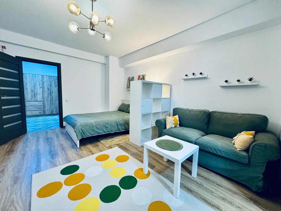 Bed, Living room