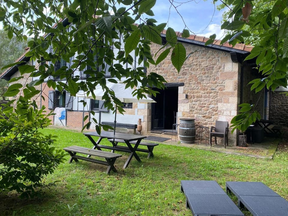 Property building, Patio, Garden, Garden view