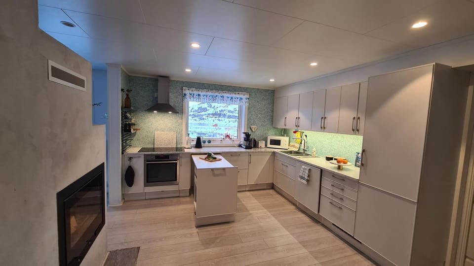 dishwasher, microwave, stove, kitchen