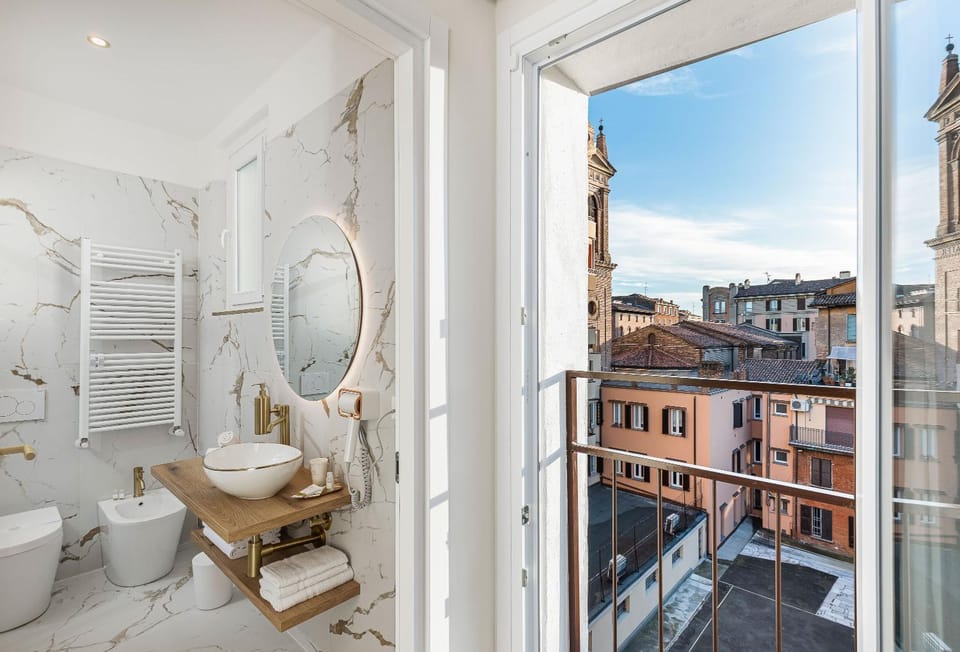 Toilet, Bathroom, City view, bidet