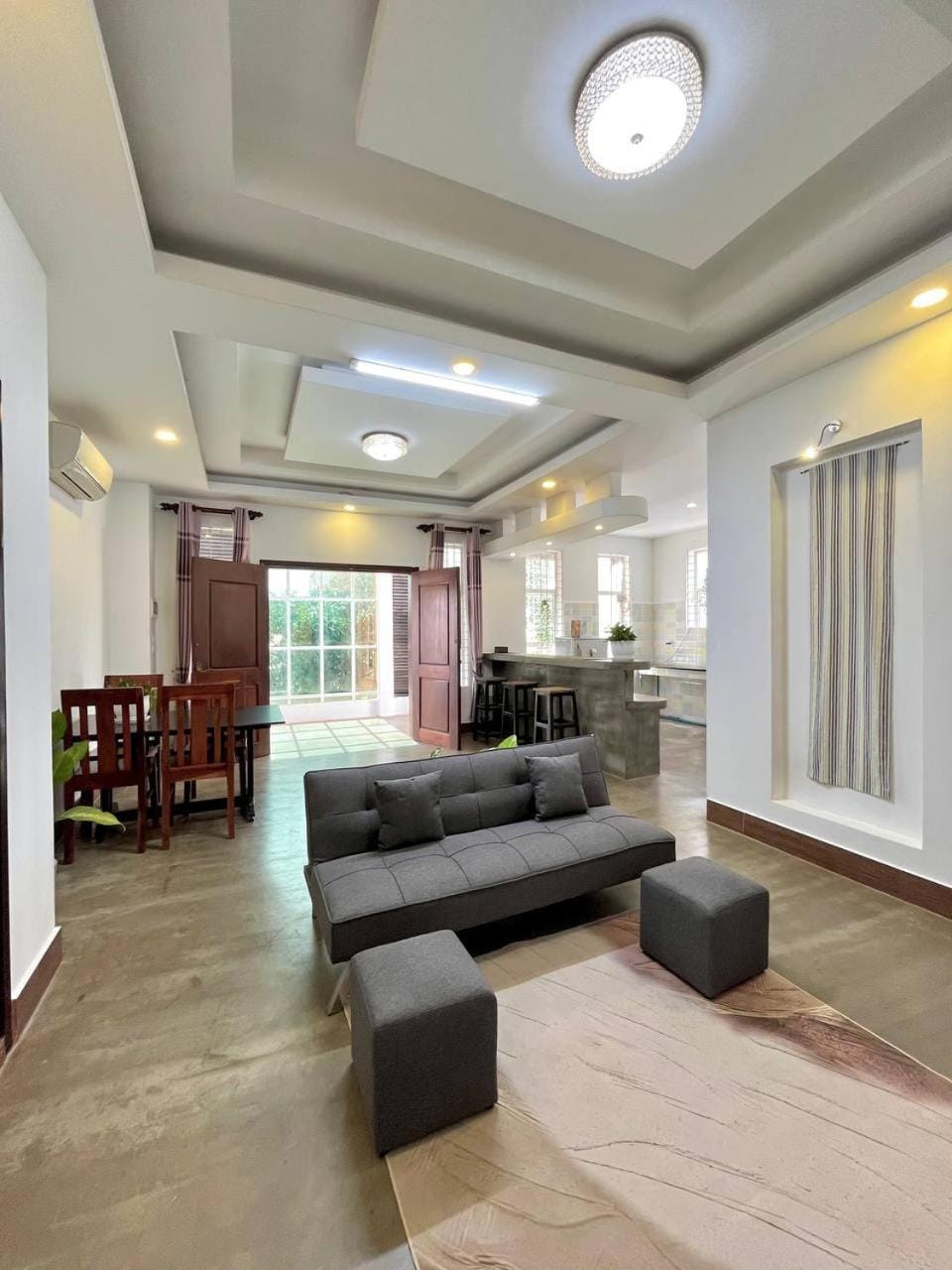 Living room, Dining area, kitchen