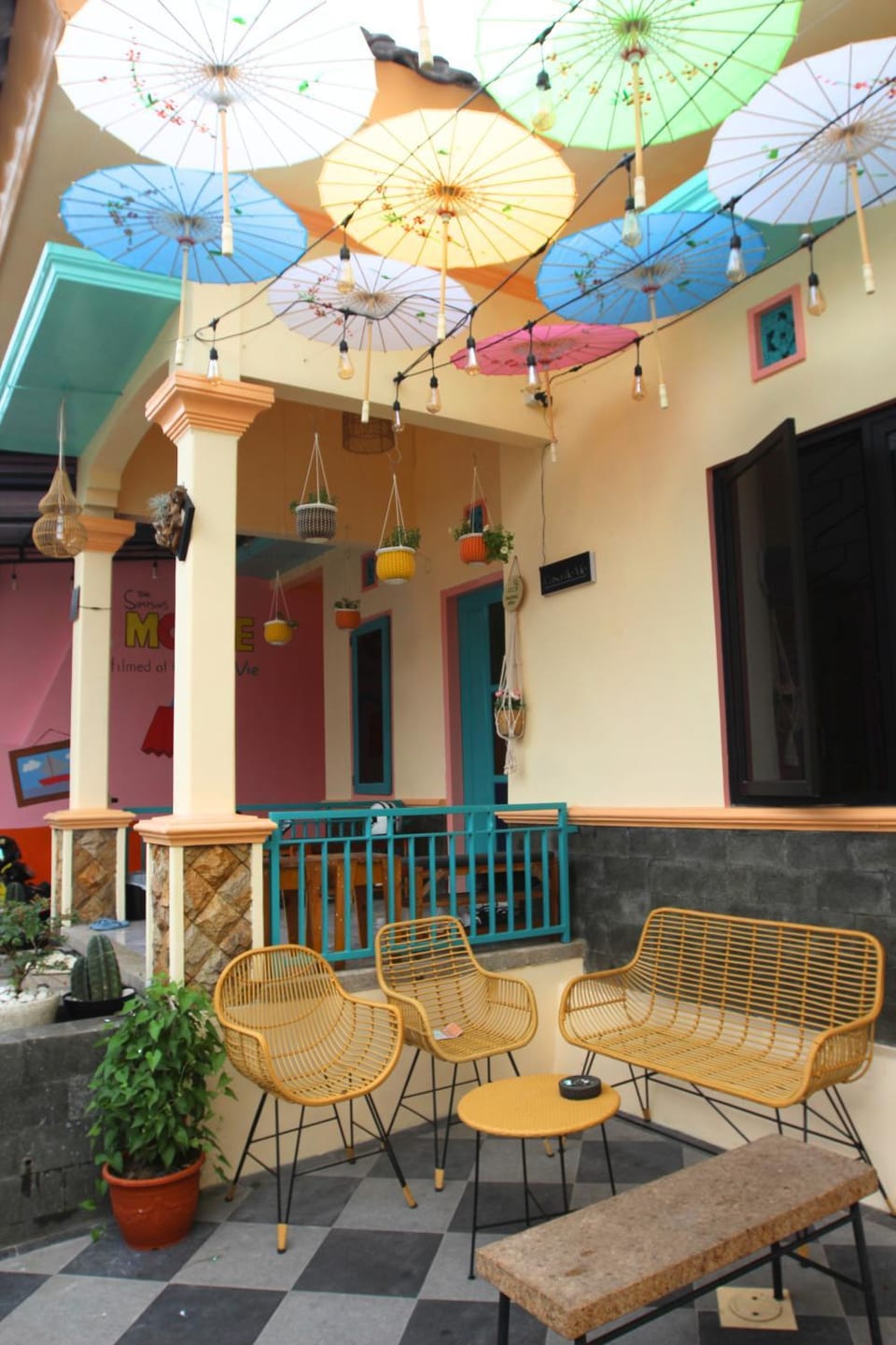 Property building, Patio, Day