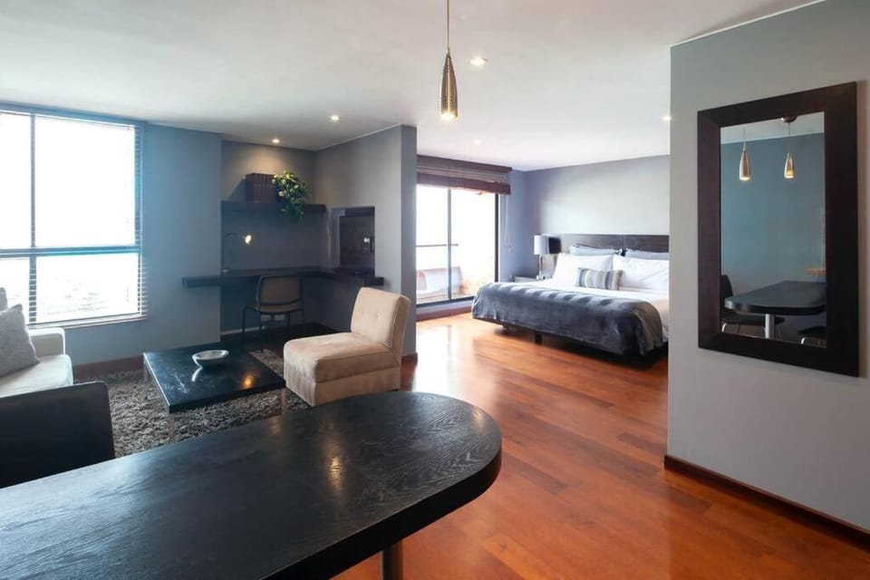 Bed, TV and multimedia, Living room, Photo of the whole room, Bedroom