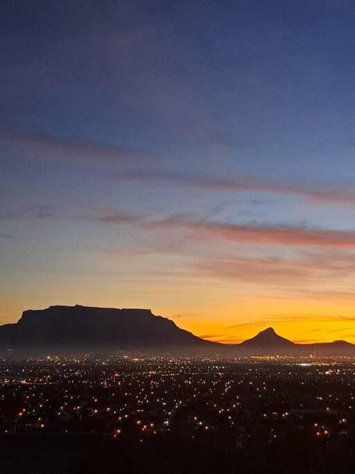 Natural landscape, Mountain view, Sunset