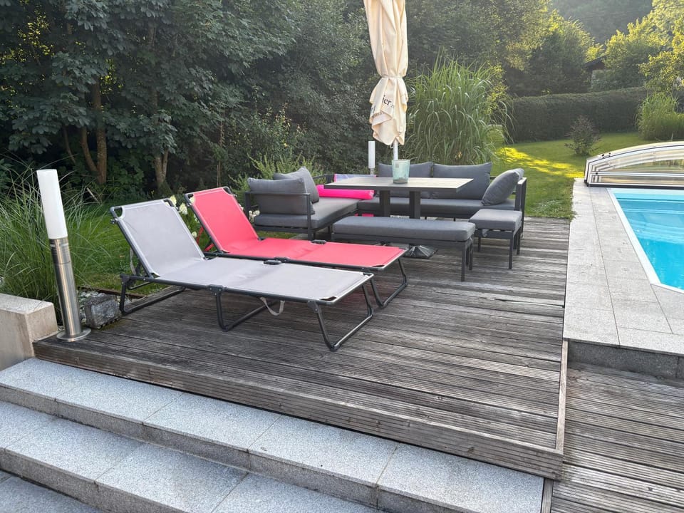 Patio, Garden, Garden view, Pool view, Swimming pool
