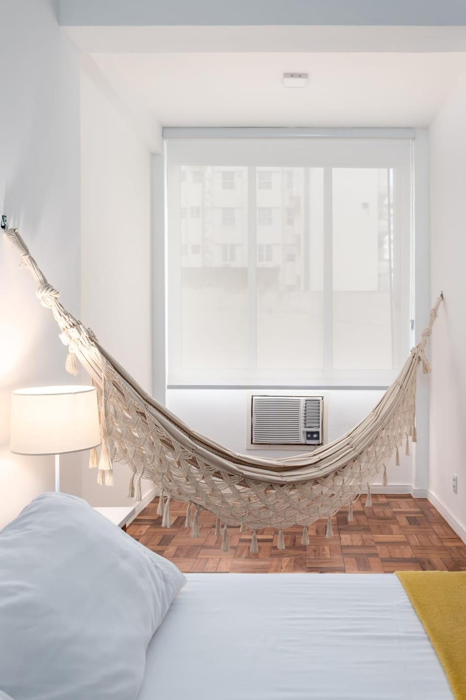Photo of the whole room, Bedroom, air conditioner