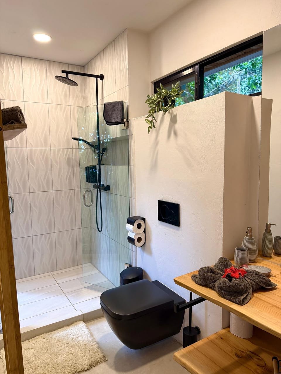 Shower, Bathroom, towels