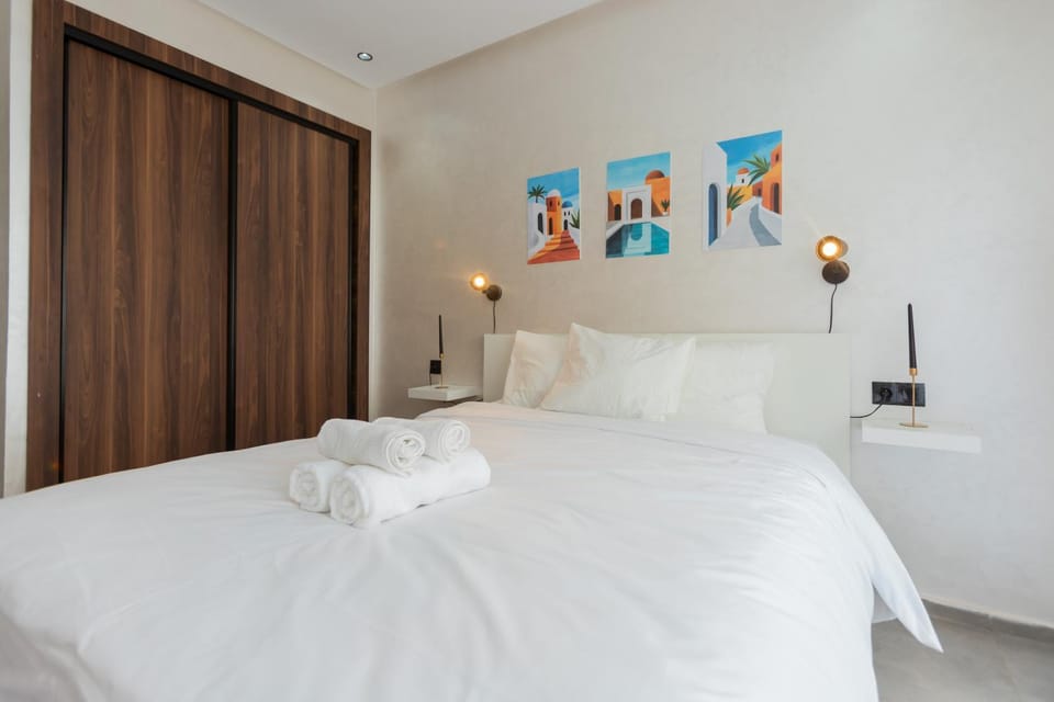 Appartement cosy et moderne Bouskoura proche Aéroport et Hopital universitaire Apartment in Casablanca-Settat