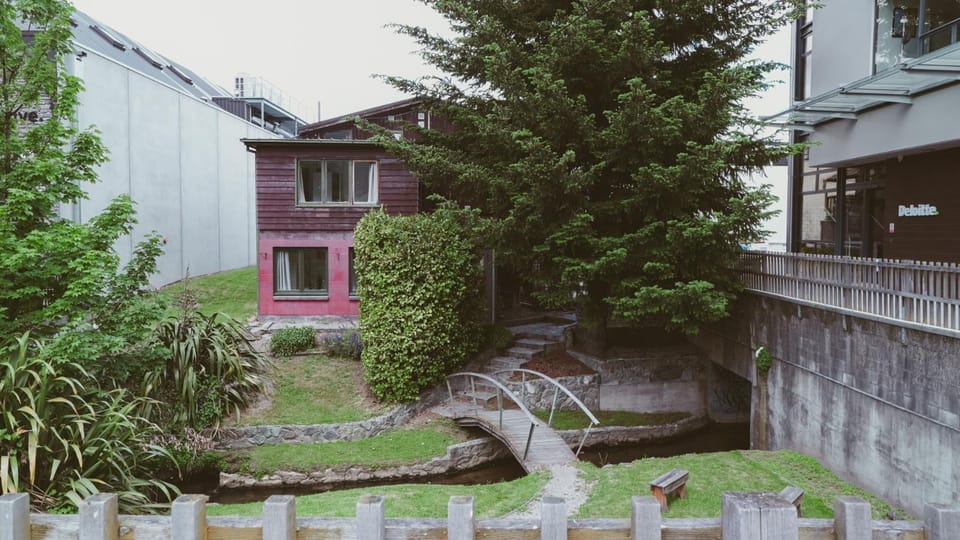 Property building, Day, Garden, Garden view, River view