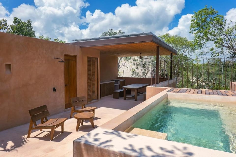Patio, Day, Natural landscape, Balcony/Terrace, Swimming pool