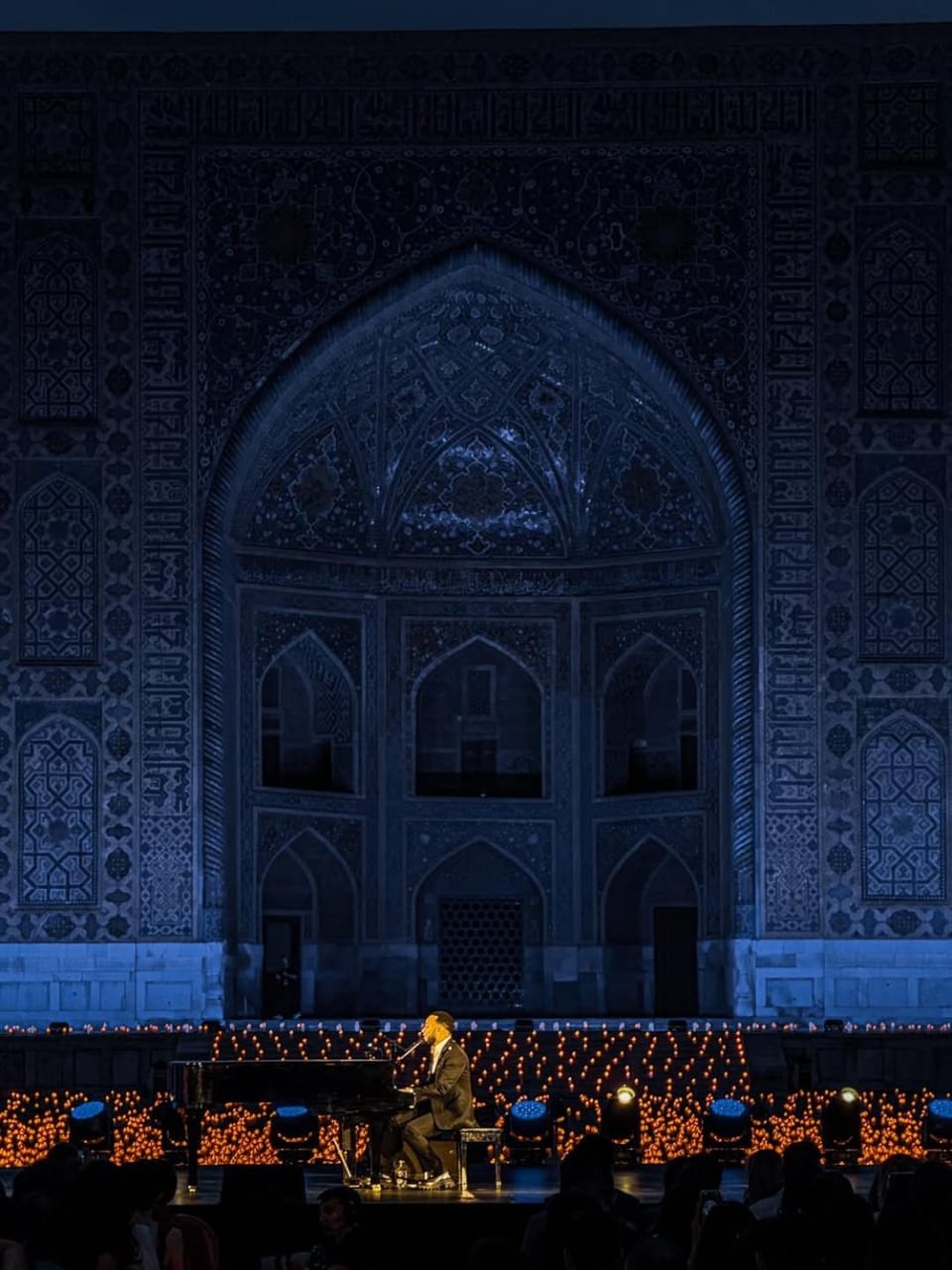 Night, People, Natural landscape, group of guests