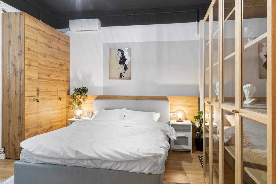 Bed, Photo of the whole room, Bedroom, wardrobe
